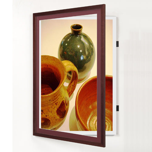 SWING-OPEN & SWING CLOSE FOR EASY POSTER CHANGES 24x32