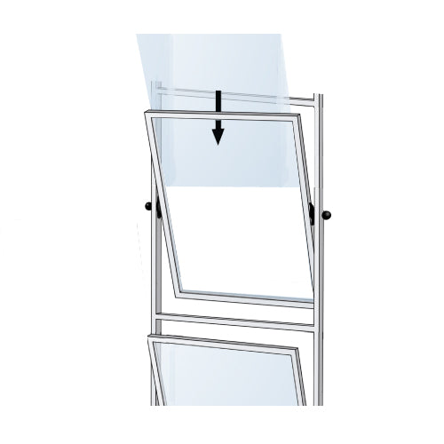 TOP LOADING SIGN FRAME ACCEPTS POSTERS 22x28