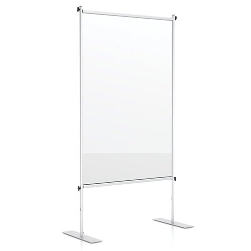36x72 Freestanding Sneeze Guard
