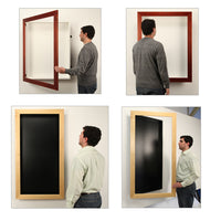 5" DEEP LARGE EMPTY SHADOWBOXES CAN BE BUILT UP TO 48" X 96" IN SIZE. SWING OPEN DOOR ALLOWS FOR EASY PLACEMENT OF YOUR POSTINGS AND 3-DIMENSIONAL ITEMS INSIDE THE DISPLAY CASE