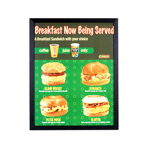 BLACK METAL FRAME 8x10 SIGN HOLDER