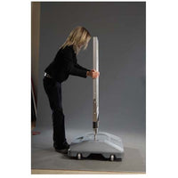 Easy to assemble, flexible steel springs to move with the wind to help prevent knocking over!
