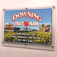 42 x 36 Standoff Hardware with Clear Acrylic Window