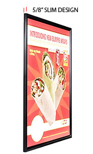 Side Load and Top Load Sign Holder Display Frame