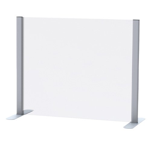 End Uprights for Acrylic Counter Cashier Shields | Acrylic Panels NOT Included