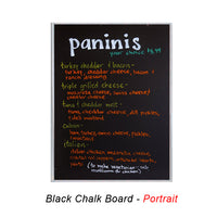 VALUE LINE 12x60 BLACK CHALK BOARD (SHOWN IN PORTRAIT ORIENTATION)