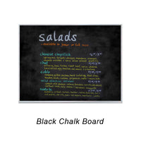 VALUE LINE 30x30 BLACK CHALK BOARD
