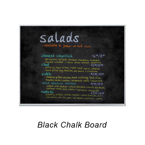 VALUE LINE 30x30 BLACK CHALK BOARD