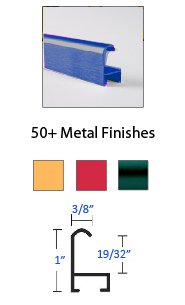 8.5x14 Colorful Classic Picture Frames (Metal Poster Displays)