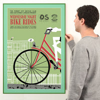 GREEN 8.5x14 METAL FRAME WITH KELLY GREEN MATBOARD (SHOWN in PORTRAIT ORIENTATION)