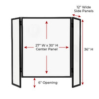 Collapsible Countertop Virus Protection Shield
