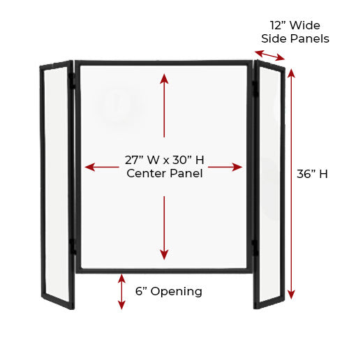 Collapsible Countertop Virus Protection Shield