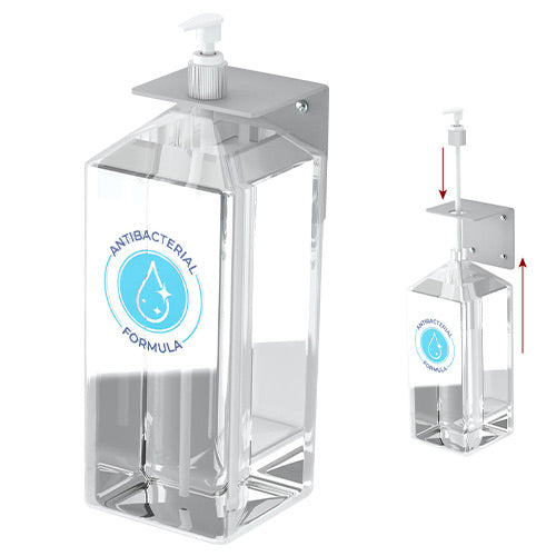 Wall Mount Hand Sanitizer Bottle Holders, Set of 4