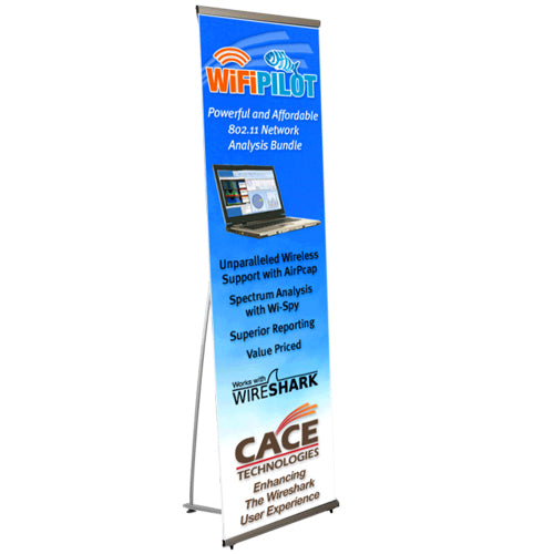 Single-sided L-SHAPED banner stand, stands at 78.75" TALL and is 39.37" WIDE. Perfect for conventions, events, tradeshows, stores, and more.