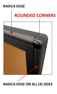 Indoor Menu Cases (8.5 x 14 Landscape Menus) (Rounded Corners)