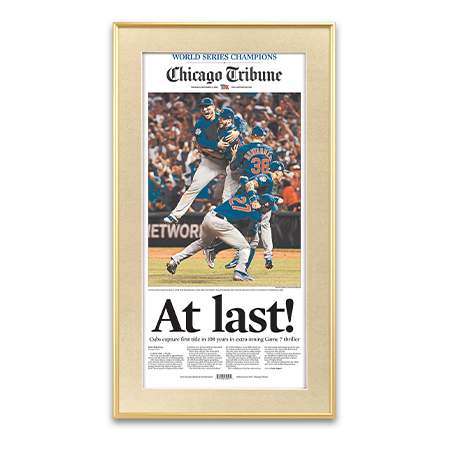 Classic Metal Framed Newspaper Display Frames | Popular Frame Sizes and Custom Newspaper Sizes