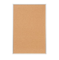 Access Cork Board™ 24"x 48" Open Face, Recessed Shadow Box Style Designer Metal Framed Recessed Cork Bulletin Board
