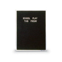 BLACK FELT LETTER BOARD