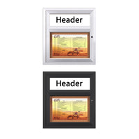 MENU CASE SHOWN: 8.5 x 14 SINGLE MENU | AVAILABLE IN SILVER, BLACK, DARK BRONZE & GOLD