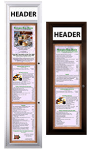 Weather Proof Menu Displays | Weather Resistant Menu Cases