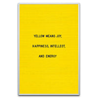LEMON YELLOW FELT LETTER BOARD