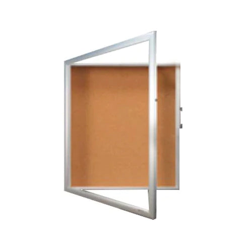 Large Shadow Box SwingFrames with Corkboard + Bold SUPER WIDE-FACE Metal Frame | 5" Deep Shadowbox Interior in 25+ Sizes