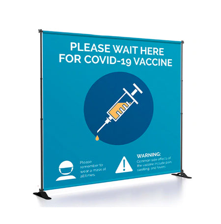 SUPER SIZED Large Banner Stands (Adjustable Width 24" to 42")