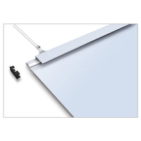 1" High Slender Line Rectangle Shaped Case Snap Poster Gripper - 72 Inches