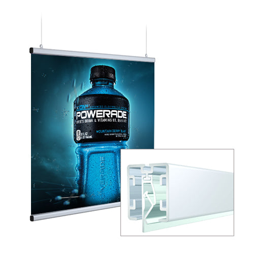 Snap Poster Grippers Poster Displays Rectangular Case - 28 Inches