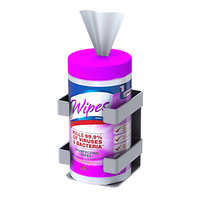 Wall-Mount Sanitizing Wipe Dispenser Holder