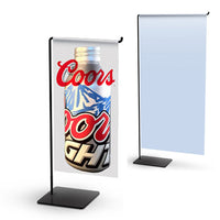Wire CounterTop BannerStand Display Holds Poster Insert 6" x 13" Thick 