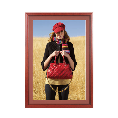 MAHOGANY WOOD SWINGFRAME 8x10