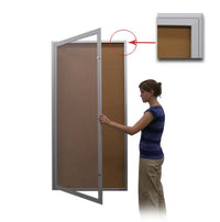 Extra Large Outdoor Poster Display Cases with Radius Edge Cabinet Corners | SwingCase Wall Mount Encosed Bulletin Board in 15+ Sizes