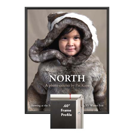 MINI 8.5x14 Poster Snap Frames (.60" Wide Frame Profile)