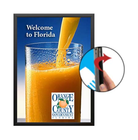 SwingSnap EXTRA DEEP Snap Poster Frames 1 1/4" Profile for Mounted Graphics 3/8" and 1/2" Thick Boards in 35+ Sizes