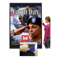 SwingSnaps Extra Large Poster Snap Frames (1 3/4" Security Profile MOUNTED GRAPHICS)